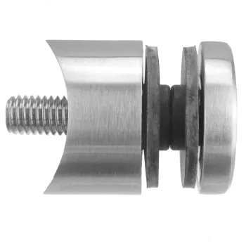 Punkthalter aus Edelstahl für Rohr 42,4 mm