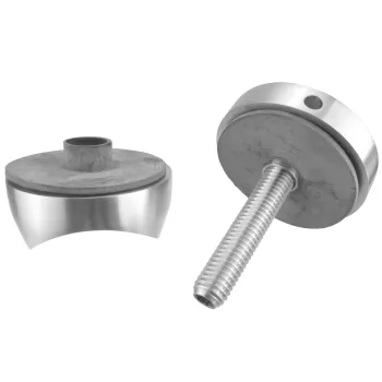 Glaspunkthalter für Rohr 42,4 mm D = 50 mm