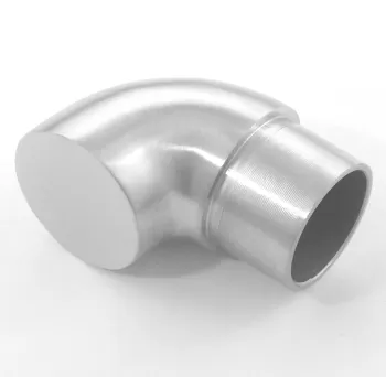 Handlauf Endstück Edelstahl flach für 33,7 x 2,0 mm