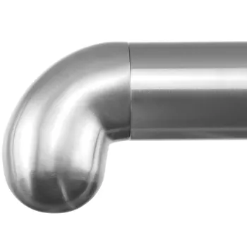 Endstück aus Edelstahl für Rohr 42,4 x 2,0 mm