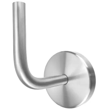 Handlaufträger mit drei Bohrungen - inklusive Rosette