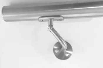 Edelstahl - Handlaufträger mit Gelenk für Rohr 42,4 mm