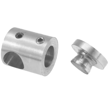 Querstabhalter aus Edelstahl für Stangen 12 mm