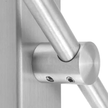 Querstabhalter aus Edelstahl für 12 mm