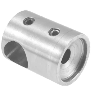 Traversenhalter, Flachansatz mit DG-Bohrung 12,2 mm