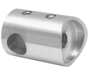 Querstabhalter für Rohr 42,4 mm mit Durchgangsbohrung 12,2 mm