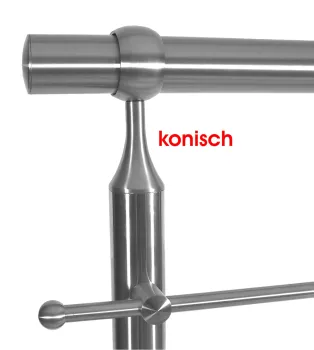 Relinggeländer 3000mm, aufgesetzt, V2A