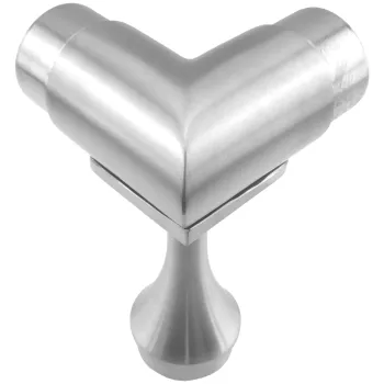 Eckrohrstütze konisch für Pfosten 42,4 x 2,0 mm