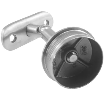 Rohrstütze beweglich für 42,4 x 2,0 mm - Kappe gewölbt