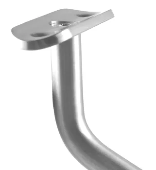 Rohrträger 42,4/2,0 mm, gekröpft, mit Platte