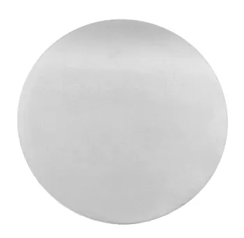 Edelstahlplatte mit Durchmesser 80mm