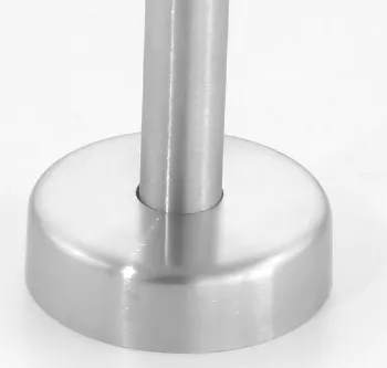 Edelstahlrosette 45 x 13 mm für Rohr 12 mm