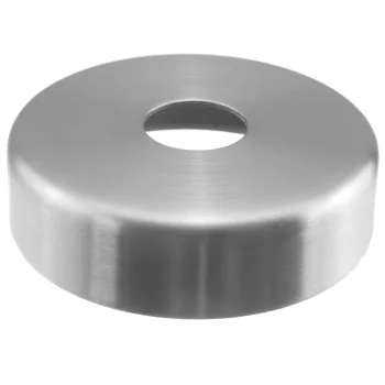 Rosette Edelstahl 45 x 13 mm für Rohr 12 mm