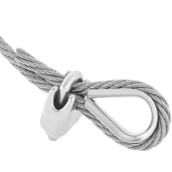 Drahtseilklemme aus Edelstahl