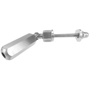 Seilspanner für Rohr 33,7 mm und mit Gelenk - für 4 mm Seil