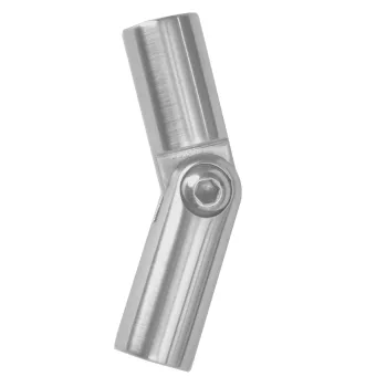 Stabverbinder mit Gelenk für Rundstäbe 12 mm