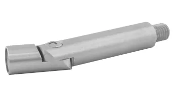 Aufsatzstift 12 mm, Länge: 68 mm, M8/M6-Gew., mit Gelenk