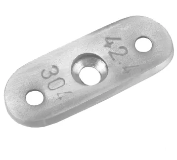 gerade Trägerplatte für 42,4 mm