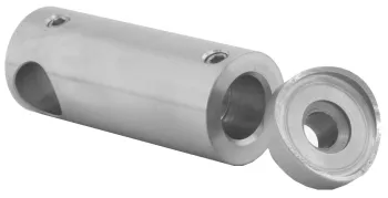 Traversenhalter 33,7/12,2 DG, mit Maß 60/22 mm