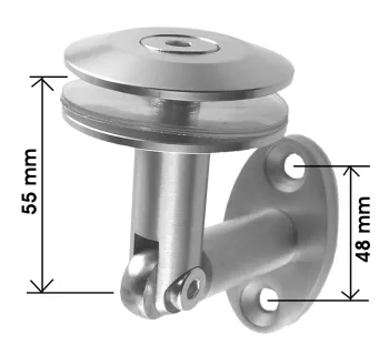 Set für Vordach, Befestigung 70/40/10mm