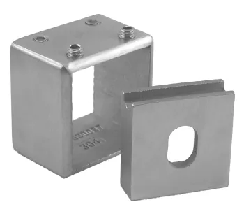 Wandanschluss für Rohr mit den Maßen 30/30 mm