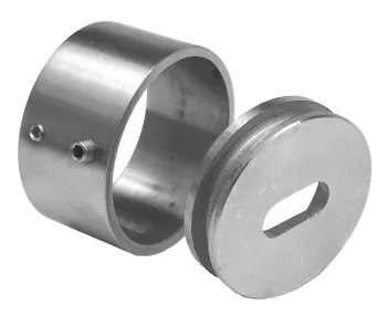 Wand-Rohranschluss für Rohr 26,9 mm, V2A