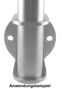 Wandhalterung mit den Maßen 100/6 mm, für ein Pfostenrohr