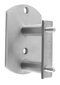 Wandhalterung 120/80/6 mm, für Pfosten 42,4 mm
