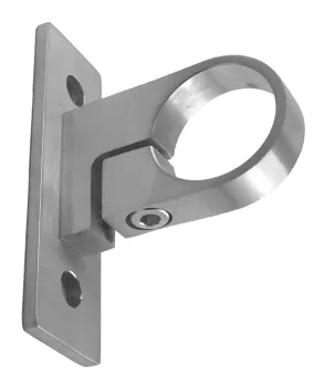 Halterung 60/40 mm für Rundrohr, Durchmesser wählbar, V2A
