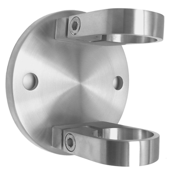 Wandhalter Flexibel Für Rohr 33,7 X 2,0 Mm - Edelstahl Steck- Und Klebehalter