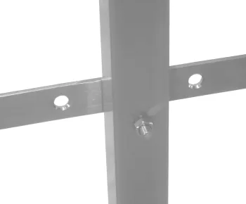 Steher für Balkon aus Edelstahl