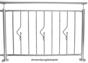 Anwendungsbeispiel Geländer mit Zierstab Q
