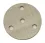 Ronde 80 x 6 mm, 4-Lochbohrung, Eisen St 37