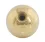 Messing-Kugel, vergoldet, 30 mm, M6-Gewinde