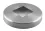 Abdeckrosette rund, für Quadratrohr 40/40 mm, Korn 320, V2A