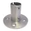 Bodenanker für Rohr 42,4/2,0 mm, 100/6 mm, geschliffen, V2A