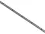 Edelstahl-Rundrohr 33,7/2,0 mm, mit einseitigen geraden Bohrungen