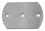 Eisen-Ankerplatte 120 x 80 x 6 mm, 3-Lochbohrung