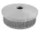 Endkappe (Hohlkappe), gewölbt, 33,7/2,0 mm, mit M8-Gewinde, V2A