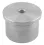 Endkappe flach, 33,7/2,0 mm, mit M8, langer Sockel