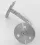 Handlaufträger aus Edelstahl mit einem Gelenk für Rohr 42,4 mm