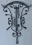 Schmiedeeisen - Thermometer, Modell Nr. 200