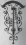 Schmiedeeisen - Thermometer, Modell Nr. 210