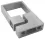Edelstahl-Klemmhalterung für Quadratrohr 40/40 mm