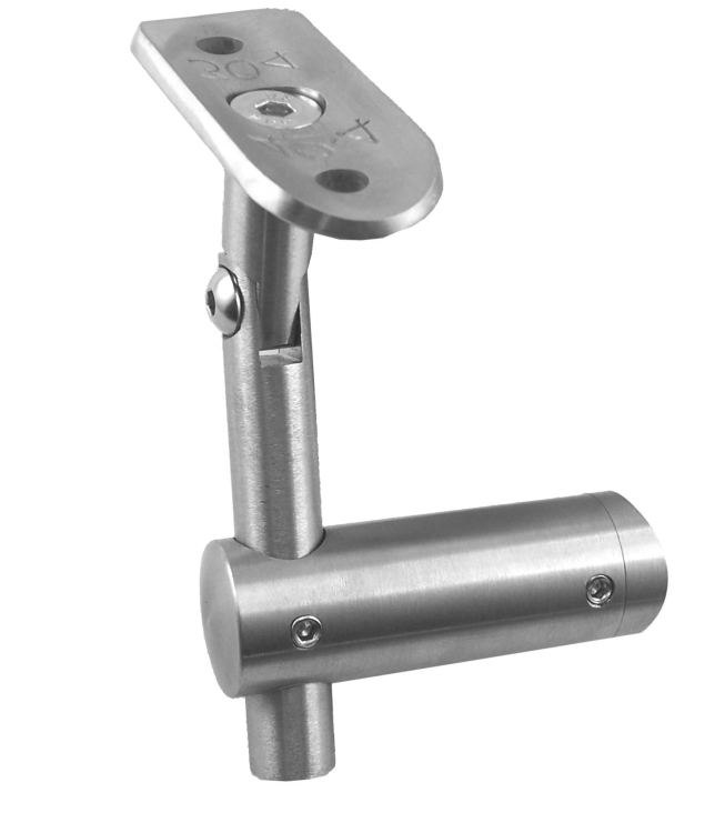 Produktbild von Edelstahl-Handlaufstütze V2A – Halter, Träger Oder Konsole Für Geländer & Handläufe