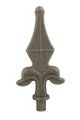 Eisen-Zierspitze, Abmessung: ca. 130 – 60 – 12 mm