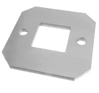 Ankerplatte mit Mittelloch 40,2 x 40,2mm