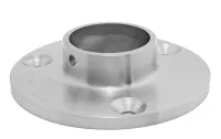 Wandanschluss für Rohr 42,4 mm, Durchmesser 85 mm, V2A