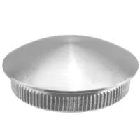 Einschlagkappe 33,7/2,0 mm, gewölbt und massiv