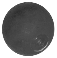 Eisen-Vollkugel, 25 mm, mit 12,3 mm Sacklochbohrung